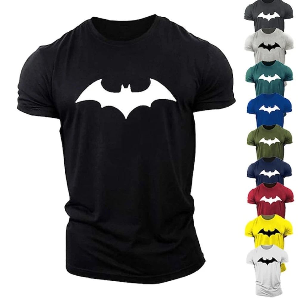 Camiseta esportiva do Batman secagem rápida